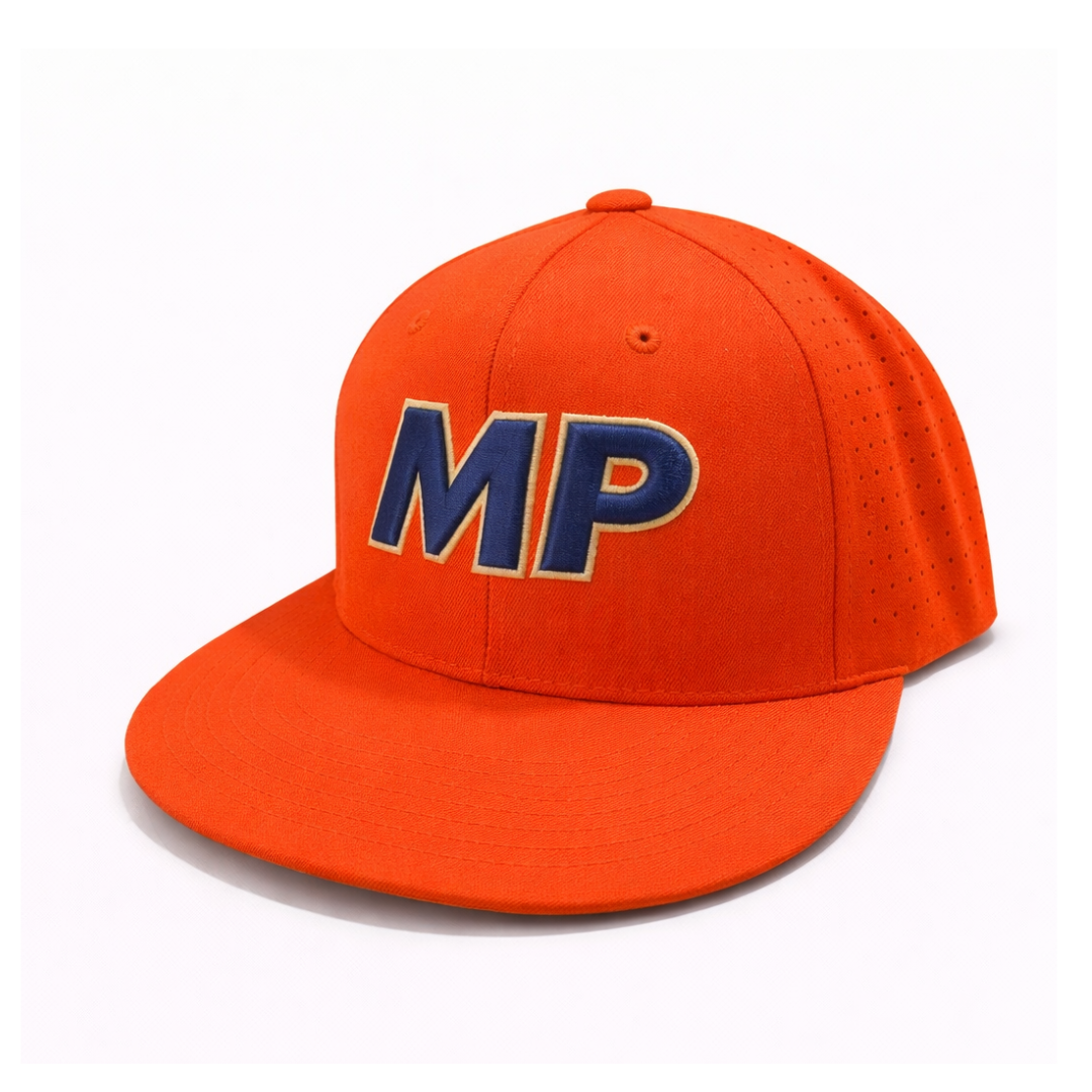 Orange Replica MP Baseball Fitted Hat