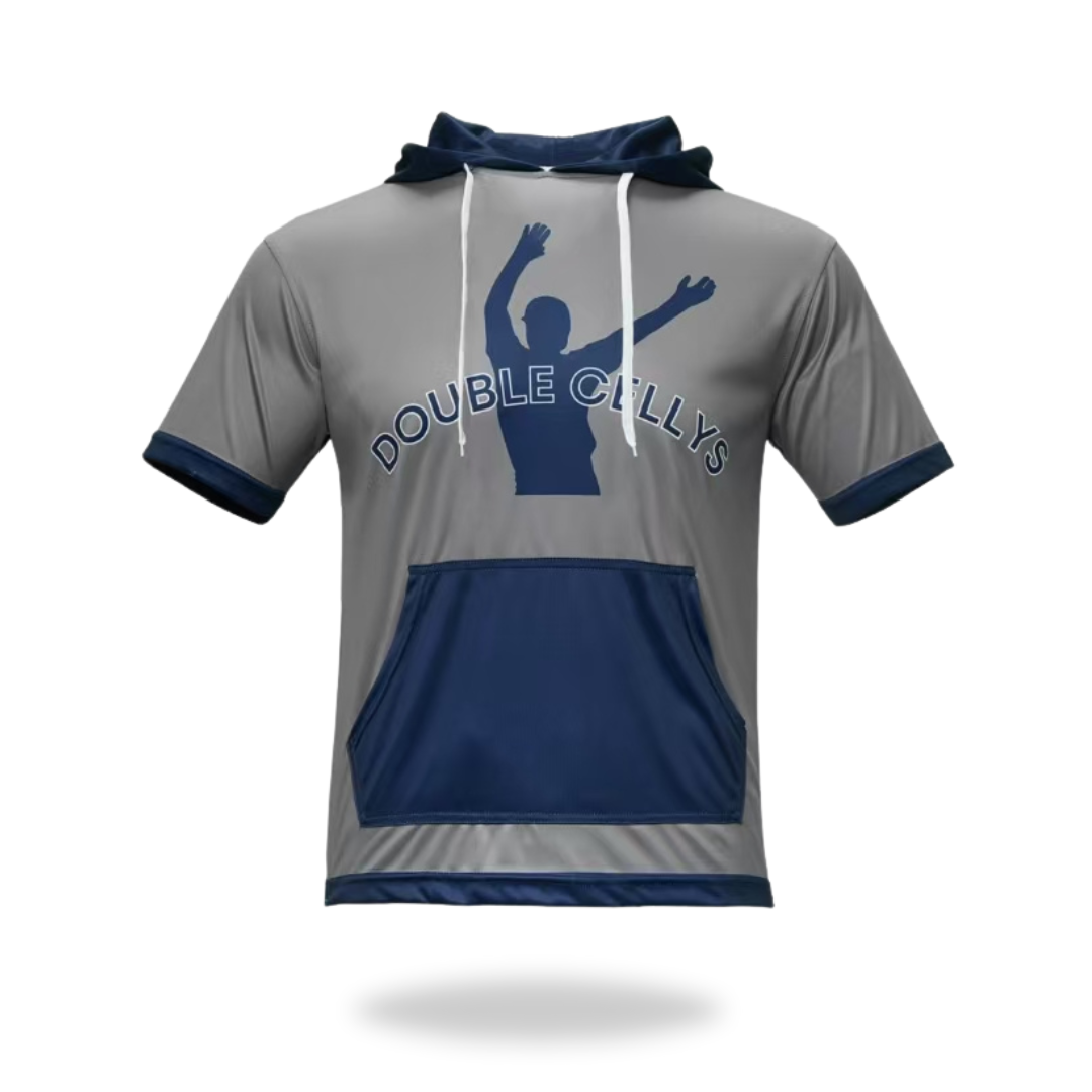Short Sleeve Hoodie Double Celly