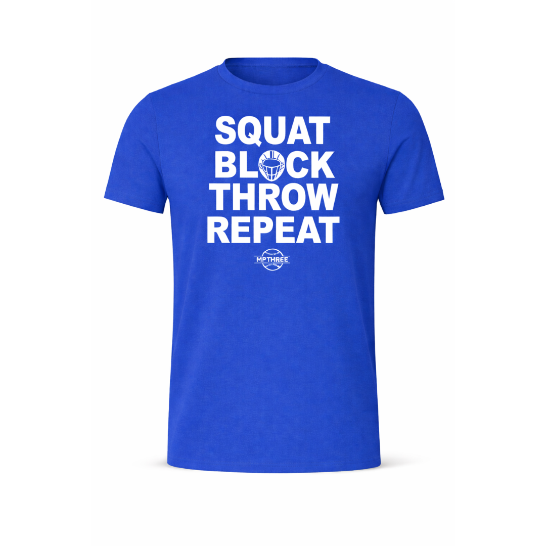 Squat Block Throw Repeat