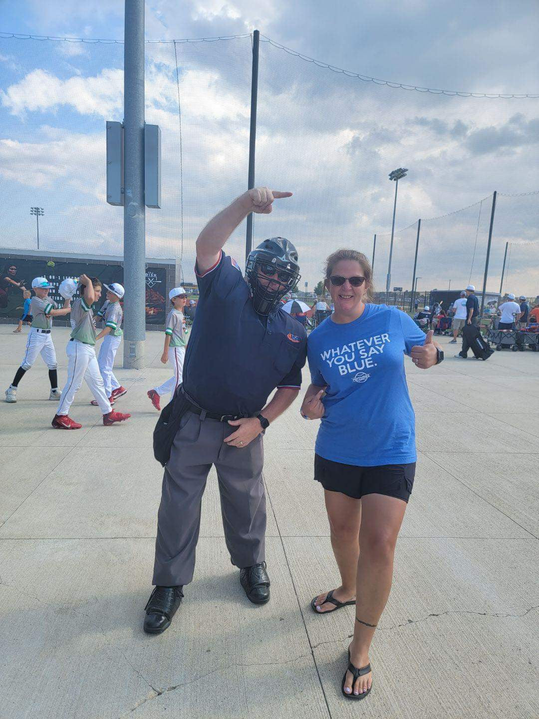 Whatever You Say Blue