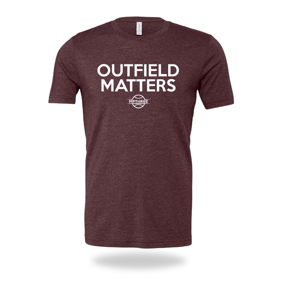 Outfield Matters - MPTHREE Baseball Shirt