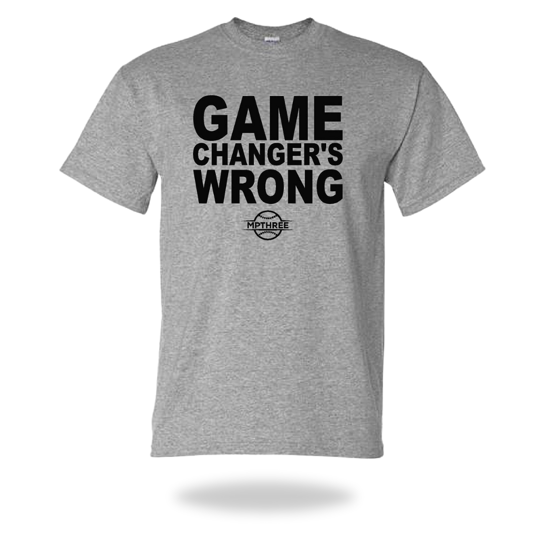Game Changer's Wrong - MPTHREE Baseball Shirt