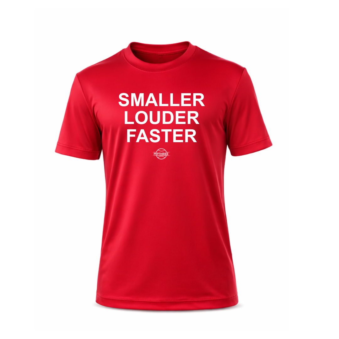 SIBLING SHIRT SMALLER LOUDER FASTER