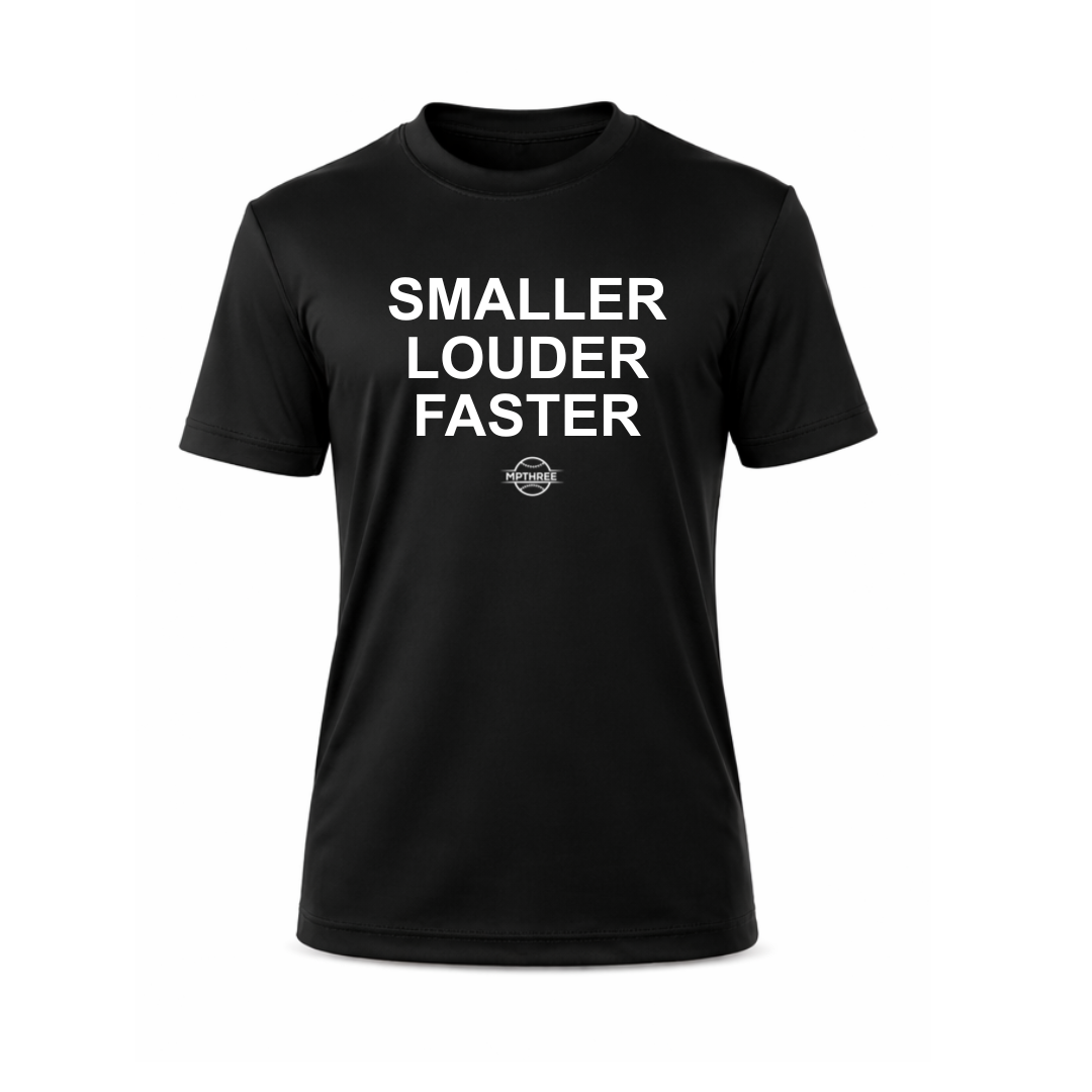 SIBLING SHIRT SMALLER LOUDER FASTER