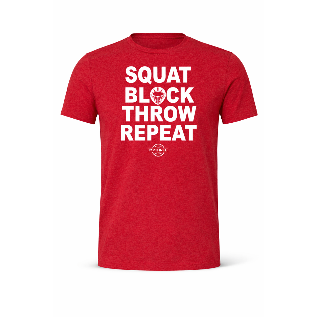 Squat Block Throw Repeat