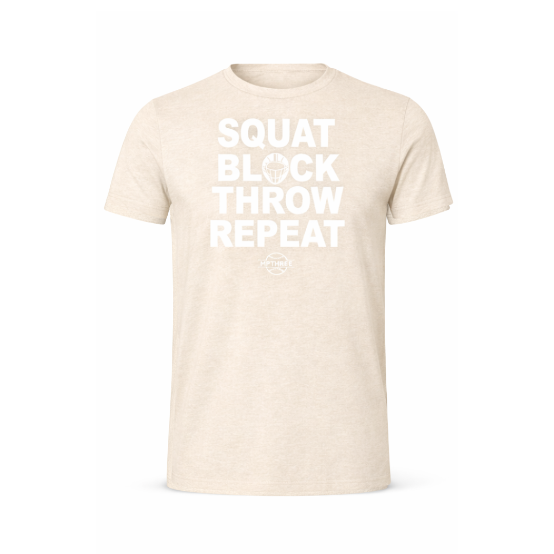 Squat Block Throw Repeat