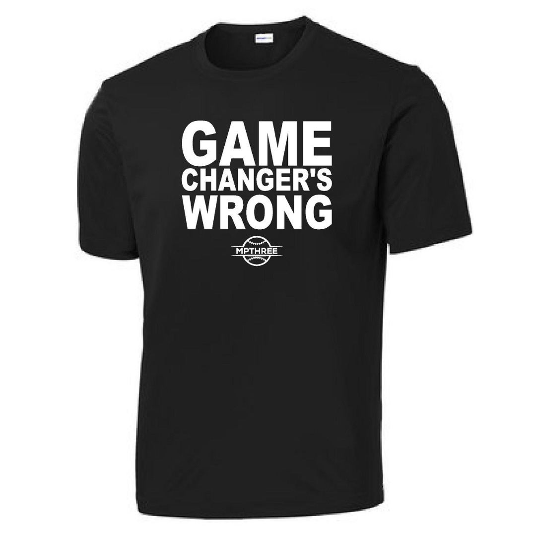 Game Changers Wrong Youth Dry Fit Black