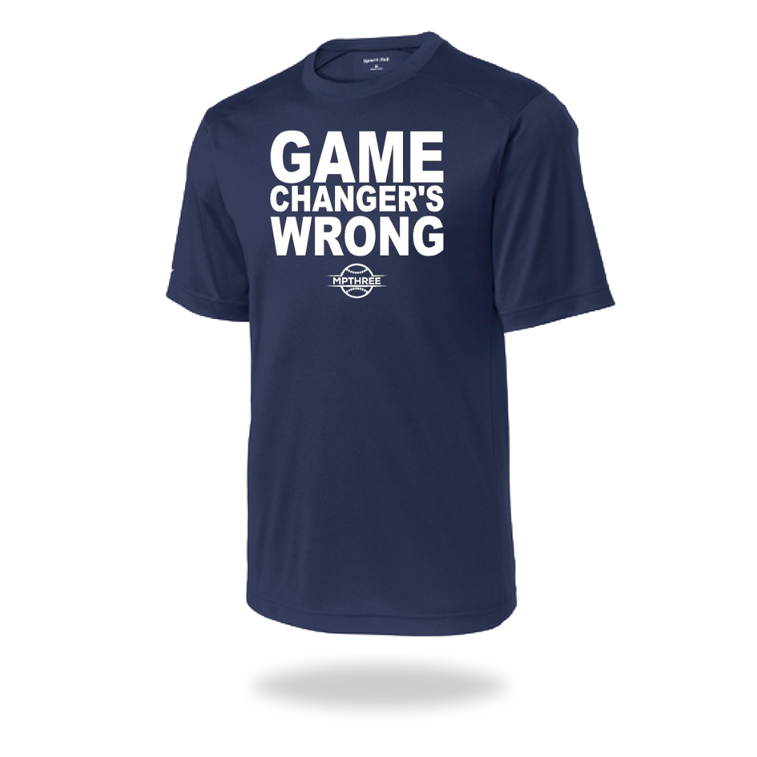 Game Changer's Wrong - MPTHREE Baseball Shirt