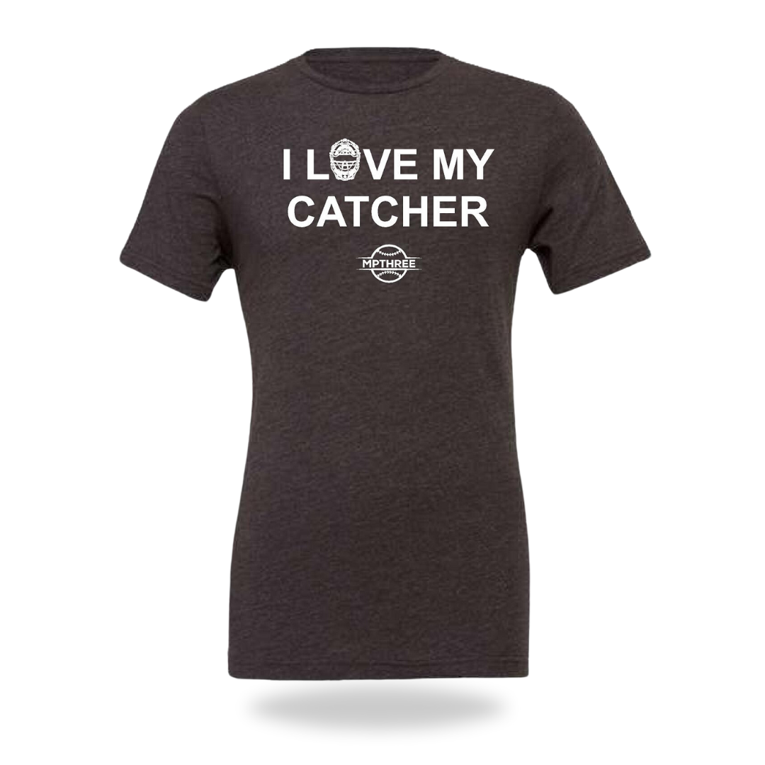I Love my Catcher - MPTHREE Baseball Shirt