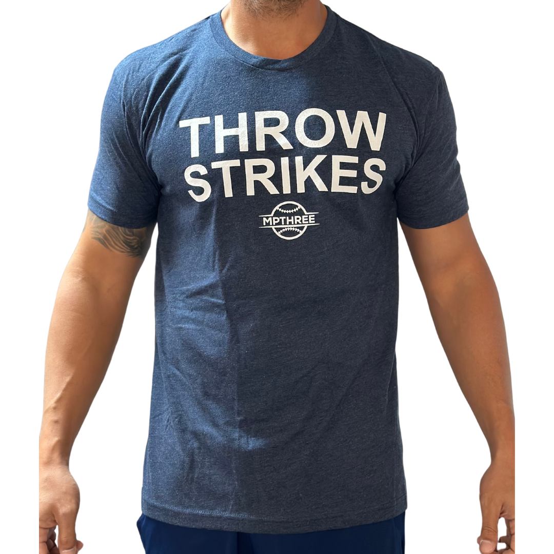 Throw Strikes - MPTHREE Baseball Shirt